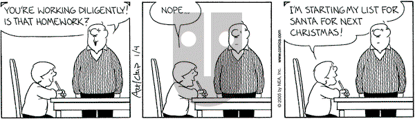 The Born Loser on Tuesday January 4, 2005 Comic Strip