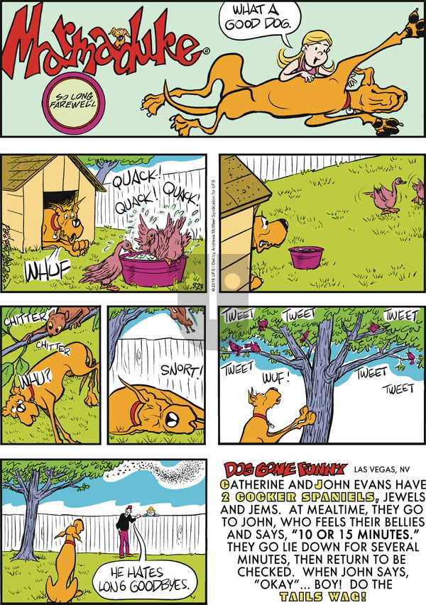 Marmaduke on Sunday September 23, 2018 Comic Strip