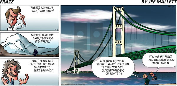 Frazz on Sunday September 6, 2015 Comic Strip