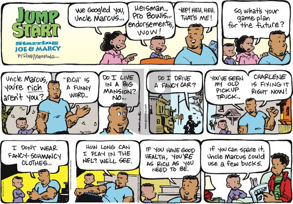 JumpStart on Sunday October 20, 2019 Comic Strip