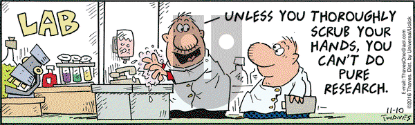 Frank and Ernest on Thursday November 10, 2016 Comic Strip