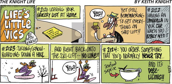 The Knight Life on Sunday March 24, 2019 Comic Strip