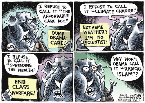 Rob Rogers on Sunday February 22, 2015 Comic Strip