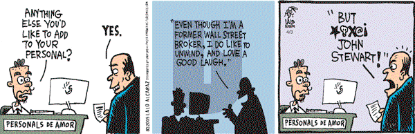 La Cucaracha on Friday April 3, 2009 Comic Strip
