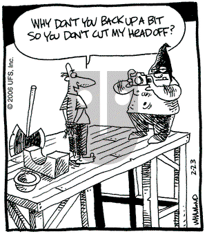 Reality Check on Thursday February 23, 2006 Comic Strip