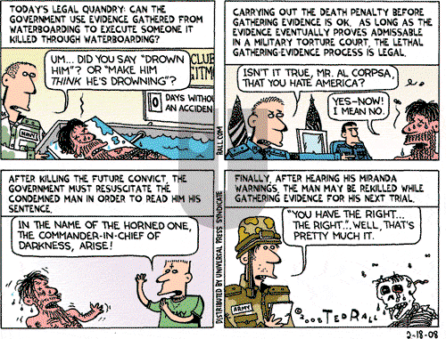 Ted Rall on Monday February 18, 2008 Comic Strip