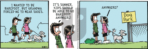 Grand Avenue on Monday August 20, 2018 Comic Strip