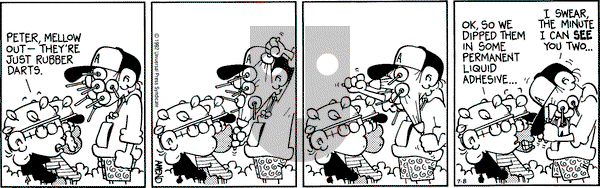 FoxTrot on Wednesday July 8, 1992 Comic Strip