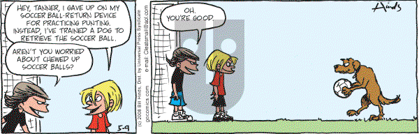 Cleats - Friday May 9, 2008 Comic Strip