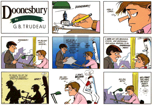 Doonesbury on Sunday July 30, 1989 Comic Strip