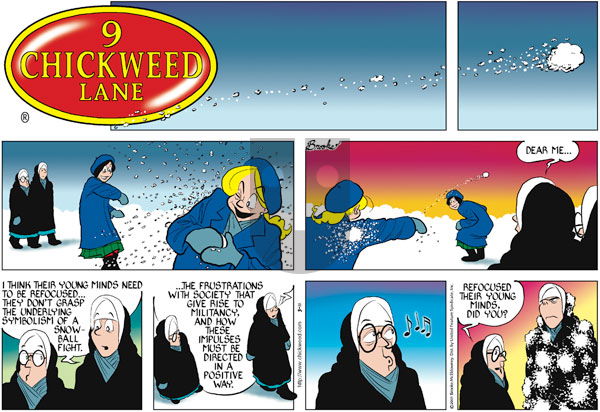9 Chickweed Lane on Sunday March 11, 2001 Comic Strip