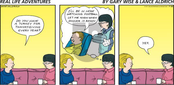 Real Life Adventures on Sunday November 20, 2011 Comic Strip