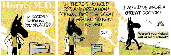 Dark Side of the Horse on Monday November 8, 2010 Comic Strip