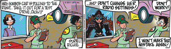 Rose is Rose on Monday August 8, 2011 Comic Strip