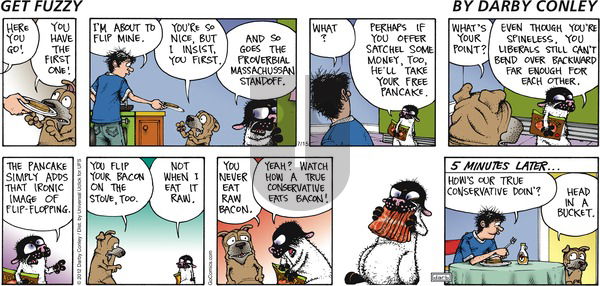 Get Fuzzy on Sunday July 15, 2012 Comic Strip