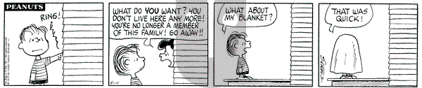Peanuts on Thursday May 11, 1972 Comic Strip