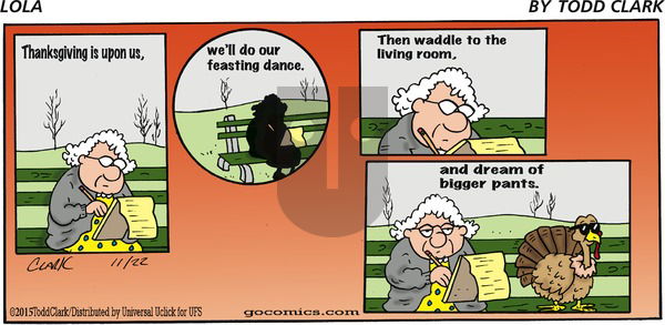 Lola on Sunday November 22, 2015 Comic Strip