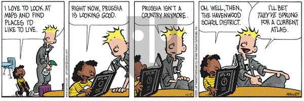 Frazz on Tuesday April 5, 2005 Comic Strip
