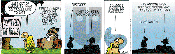 Over the Hedge on Tuesday October 14, 2014 Comic Strip