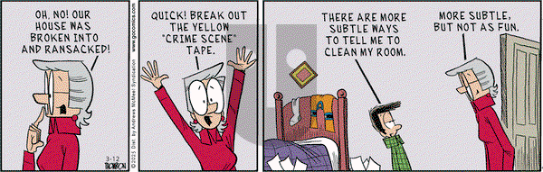 Grand Avenue on Wednesday March 12, 2025 Comic Strip