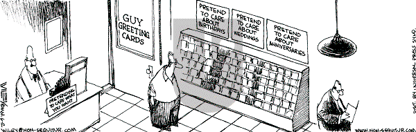 Non Sequitur on Monday October 30, 2000 Comic Strip