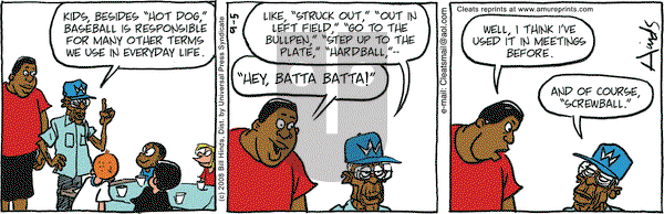 Cleats on Friday September 5, 2008 Comic Strip