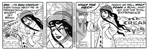 Nancy on Saturday February 17, 2007 Comic Strip