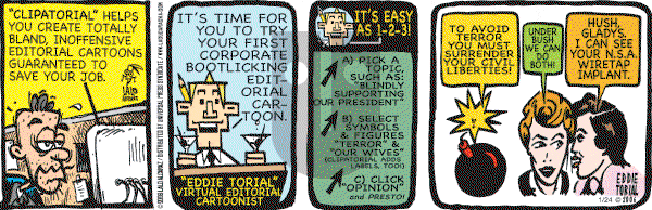 La Cucaracha on Tuesday January 24, 2006 Comic Strip