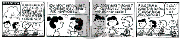 Peanuts on Saturday May 19, 1973 Comic Strip