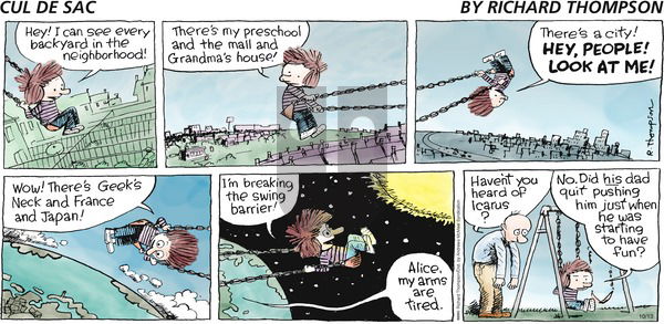 Cul de Sac on Sunday October 13, 2019 Comic Strip