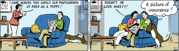 Fred Basset on Saturday March 11, 2017 Comic Strip