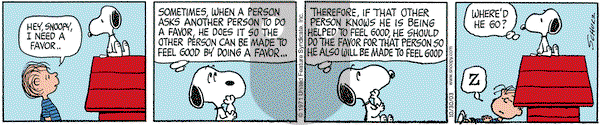 Peanuts on Thursday October 30, 2003 Comic Strip