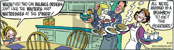 Rose is Rose on Saturday September 27, 2008 Comic Strip