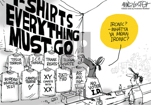 Mike Lester on Tuesday April 15, 2025 Comic Strip