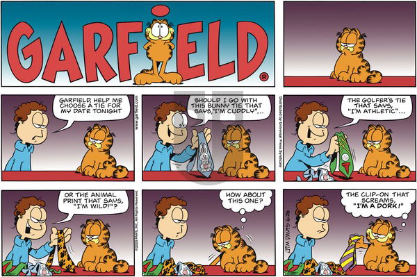 Garfield on Sunday June 26, 2005 Comic Strip