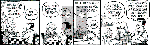 Betty on Monday July 28, 1997 Comic Strip