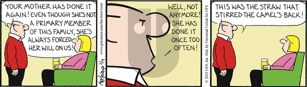 The Born Loser on Wednesday February 4, 2015 Comic Strip