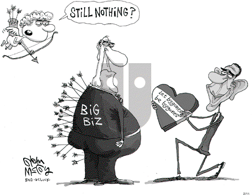 Glenn McCoy on Friday February 11, 2011 Comic Strip