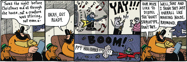 Overboard on Wednesday December 24, 2014 Comic Strip