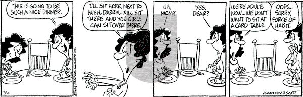 Baby Blues on Wednesday November 21, 1990 Comic Strip