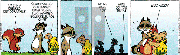 Over the Hedge on Thursday July 3, 2014 Comic Strip
