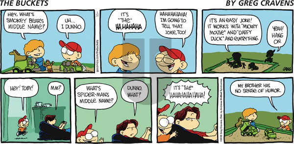 The Buckets on Sunday March 25, 2018 Comic Strip