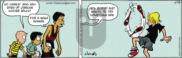 Cleats on Saturday June 28, 2003 Comic Strip