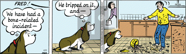 Fred Basset on Monday April 22, 2019 Comic Strip