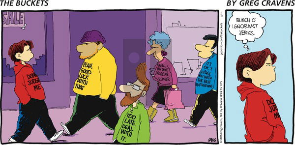 The Buckets on Sunday January 31, 2016 Comic Strip