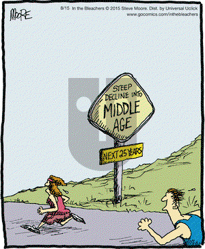 In the Bleachers on Saturday August 15, 2015 Comic Strip