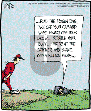 In the Bleachers on Friday July 8, 2016 Comic Strip