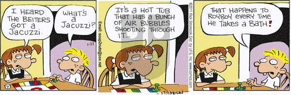 Soup to Nutz - Old on Thursday January 27, 2011 Comic Strip