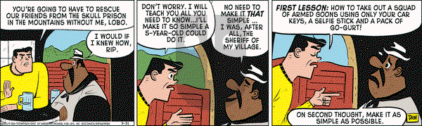 Rip Haywire on Wednesday May 31, 2017 Comic Strip