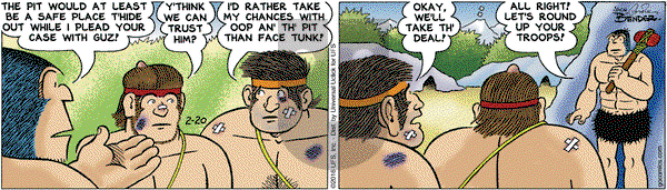 Alley Oop on Saturday February 20, 2016 Comic Strip